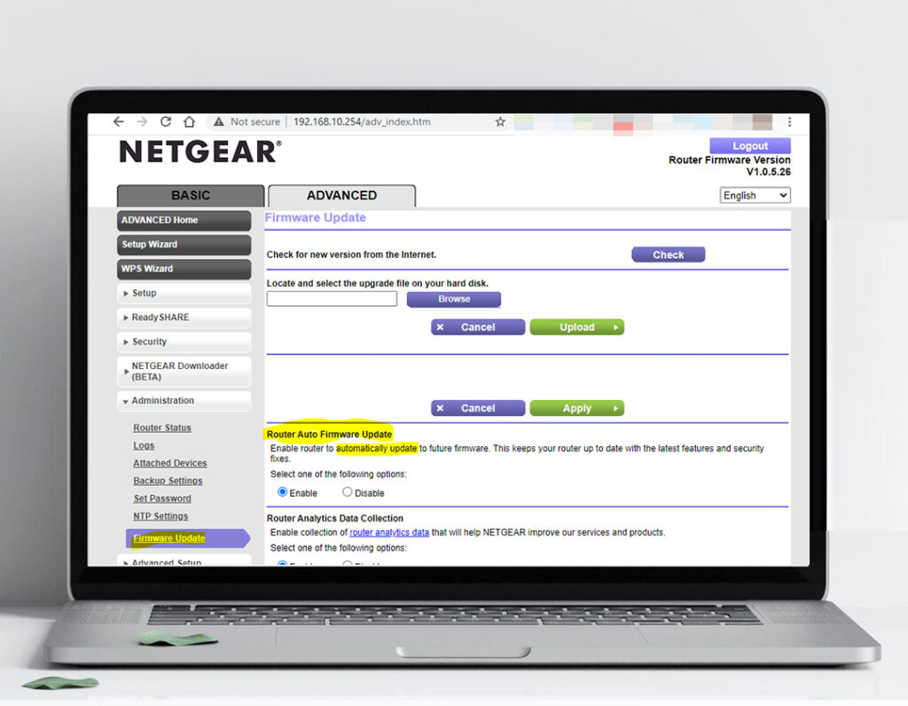 Automatic Netgear Router Firmware Update