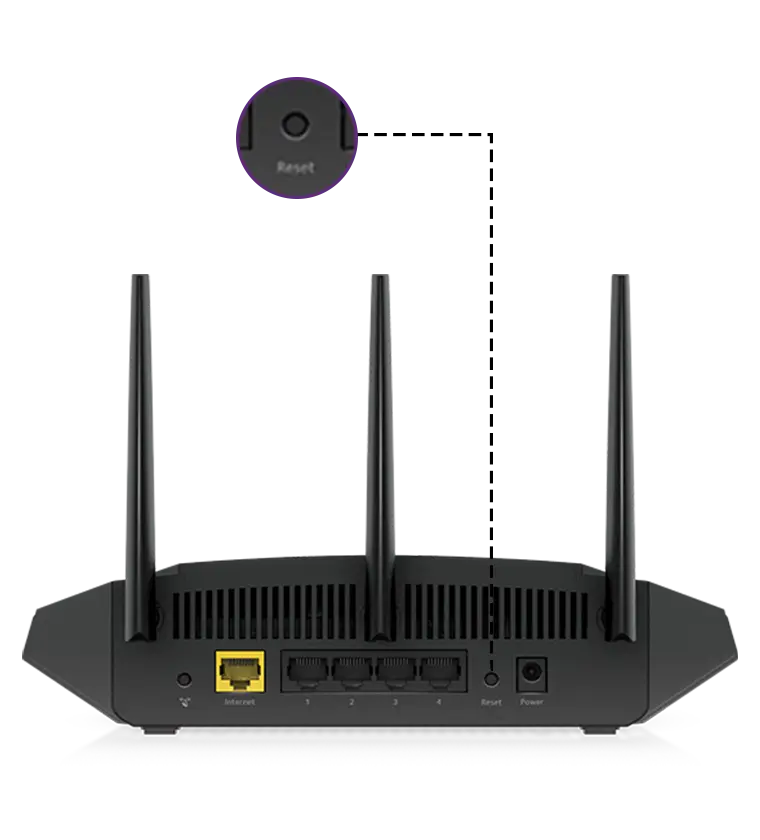 Reset Button netgear router​